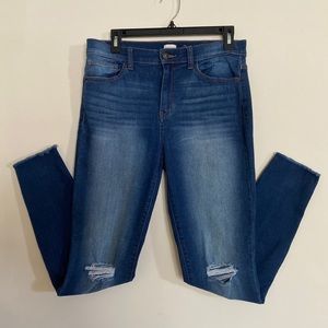 Slimming skinny jeans